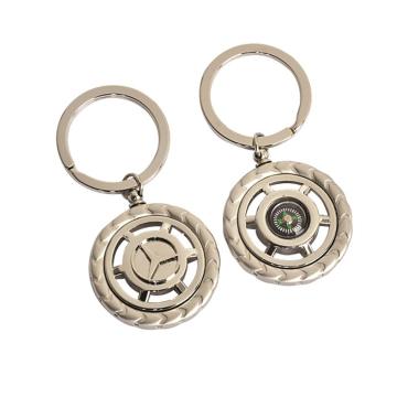 Custom logo zinc alloy keychain